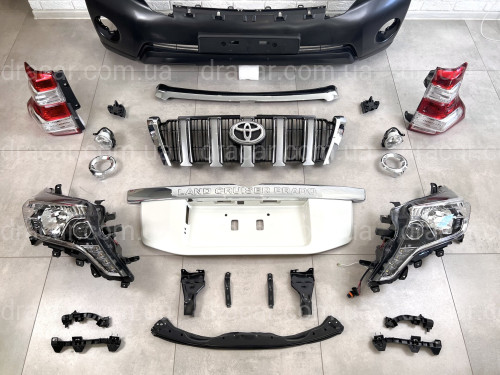 Обвес комплект рестайлинга Toyota Land Cruiser Prado 150 в 2013-2017 артикул 8173
