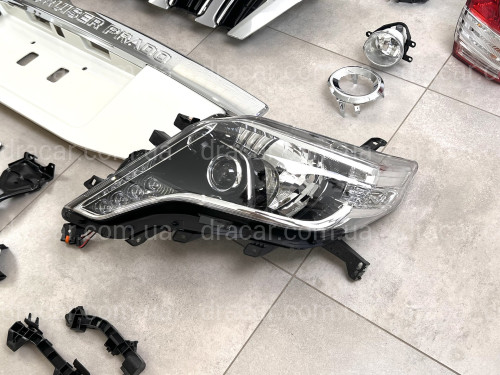 Обвес комплект рестайлинга Toyota Land Cruiser Prado 150 в 2013-2017 артикул 8173