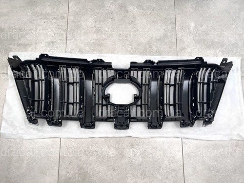 Решетка радиатора штатная Toyota Land Cruiser Prado 150 2013-2017 цвет черный артикул 8198