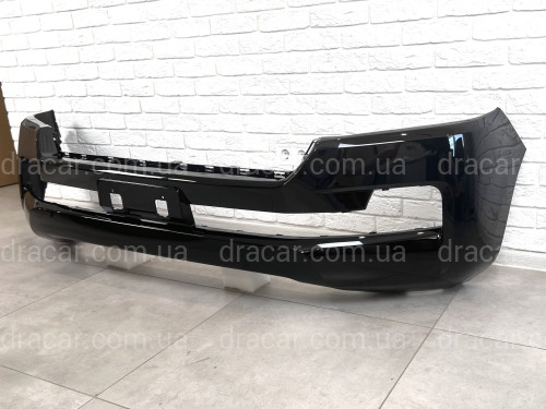 Бампер передний Toyota Land Cruiser 200 2015-2022, цвет черный 202 артикул 8183