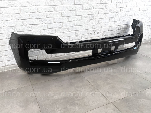 Бампер передний Toyota Land Cruiser 200 2015-2022, цвет черный 202 артикул 8183