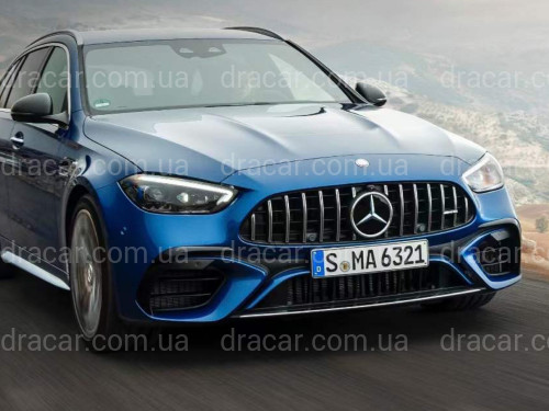 Передний бампер в стиле C63 AMG для Mercedes-Benz C-class W206 2021- артикул 8210