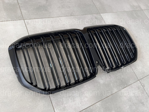 Решетка радиатора ноздри M-Look для BMW X7 G07 2019-2022 черный глянец артикул 8208