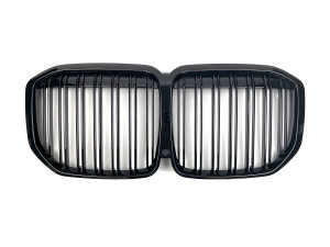Решетка радиатора ноздри M-Look для BMW X7 G07 2019-2022 черный глянец