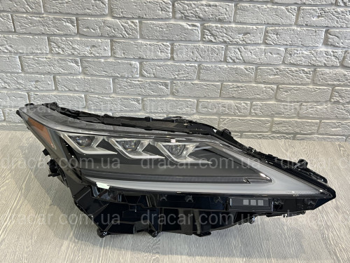 Full led фары 3 линзы  Lexus RX 2019+ (левая+ правая) комплектные с блоками артикул 7725