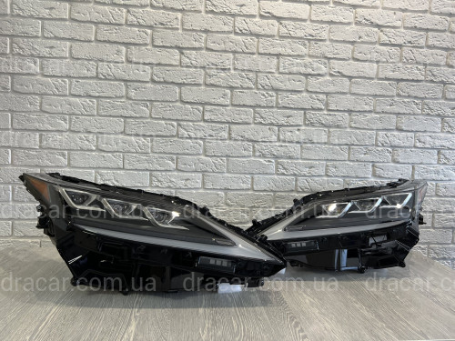 Full led фары 3 линзы  Lexus RX 2019+ (левая+ правая) комплектные с блоками артикул 7725