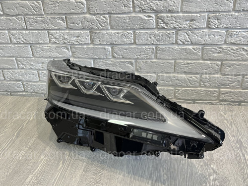 Full led фары 3 линзы  Lexus RX 2019+ (левая+ правая) комплектные с блоками артикул 7725