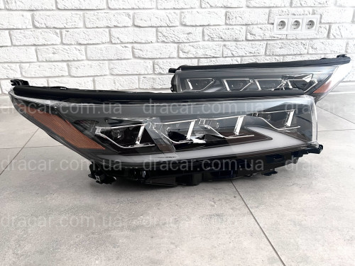 FULL LED фары 4 линзы для Toyota Highlander 2017-2019 (левая+правая) артикул 8219