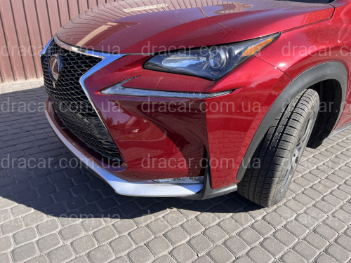 Бампер передний F-Sport Lexus NX 2014-2016 (бампер, юбка, решетка, хром) артикул 7594