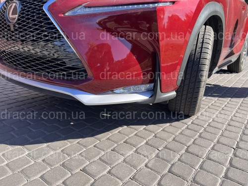 Бампер передний F-Sport Lexus NX 2014-2016 (бампер, юбка, решетка, хром) артикул 7594