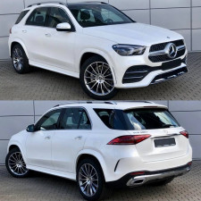 Обвес AMG Line Mercedes GLE V167 2019-2022  (решетка, передний / задний бампера)