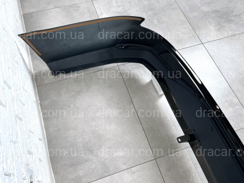 Обвес юбка заднего бампера Lexus LX 570 2015-2022 цвет черный 202 артикул 8257