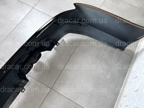 Обвес юбка заднего бампера Lexus LX 570 2015-2022 цвет черный 202 артикул 8257