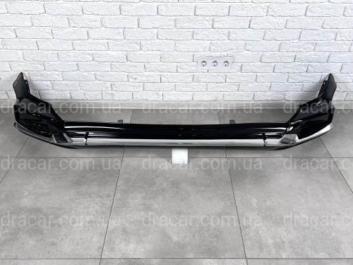 Обвес юбка переднего бампера Lexus LX 570 2015-2022 цвет черный 202 артикул 8256