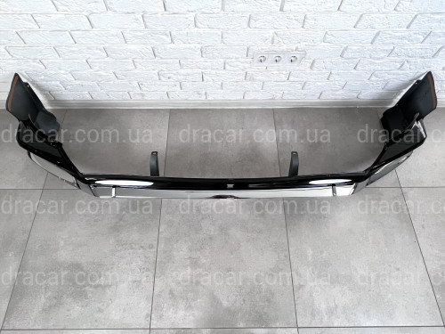 Обвес юбка переднего бампера Lexus LX 570 2015-2022 цвет черный 202 артикул 8256