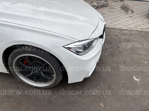 Передний бампер M3 стиль BMW 3 Series F30 F31 2012-2018 (под омыватели / с отверстиями под парктроники)  артикул 7916