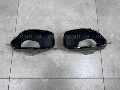 Насадки на выхлопные трубы M Perfomance BMW G20 G21 G22 G23 G26 G42 черные артикул 7877