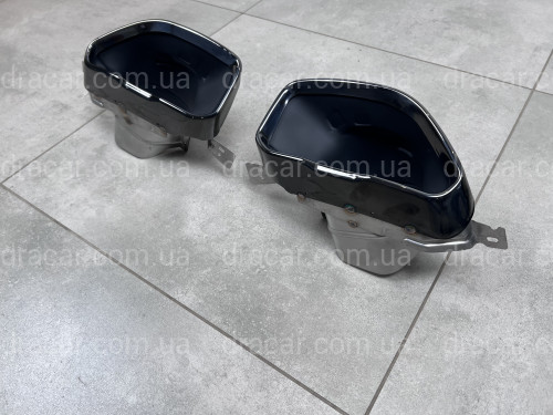 Насадки на выхлопные трубы M Perfomance BMW G20 G21 G22 G23 G26 G42 черные артикул 7877