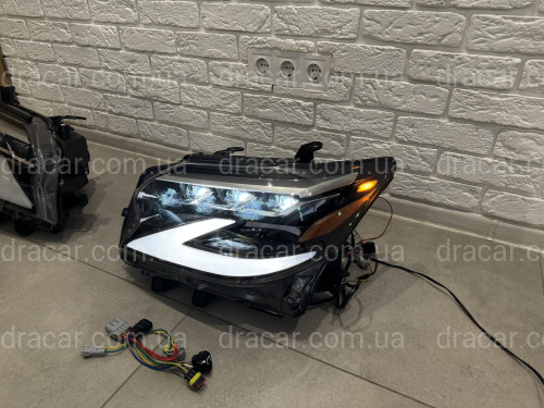 Фары Full Led Lexus GX 460 2014-2019 в стиле рестайлинг 2020+ 2шт. левая+правая артикул 8290