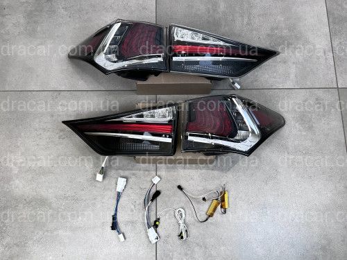 Задние фонари рестайлинг 2017+ для Lexus GS 2012-2020 комплект 4шт. артикул 8296