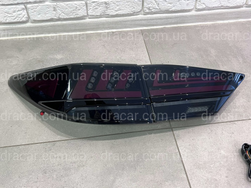 Задние дымчатые фонари Lexus ES 2012-2017, комплект 4шт. артикул 8300