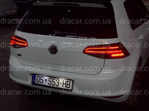 Задние LED фонари стопы Volkswagen Golf 7 хетчбек 2012-2016 артикул 8161