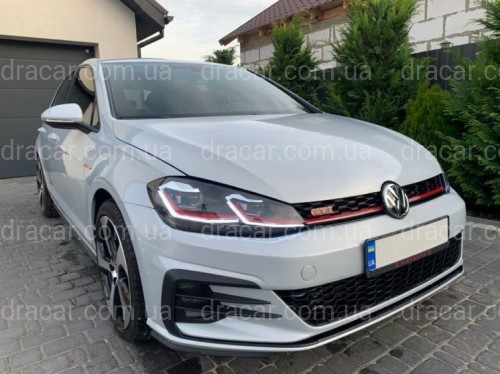 FULL LED фары в стиле GTI Volkswagen Golf 7.5 рестайлинг 2017-2021 артикул 8333
