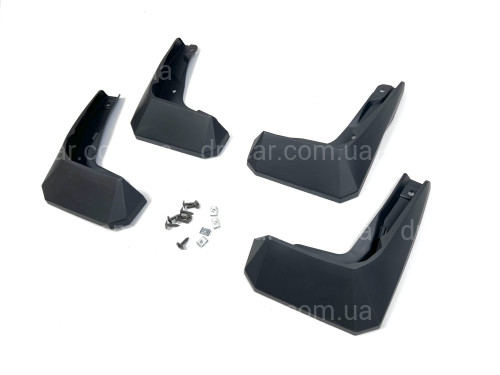 Брызговики Toyota bZ4X 2022+, комплект 4 шт. артикул 8339
