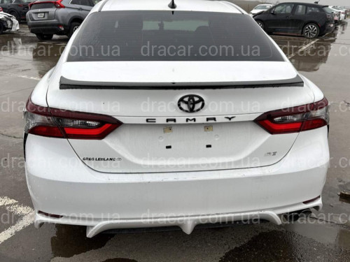 Спойлер лип багажника SE Toyota Camry 70 2018- ABS пластик, цвет черный глянец артикул 8368