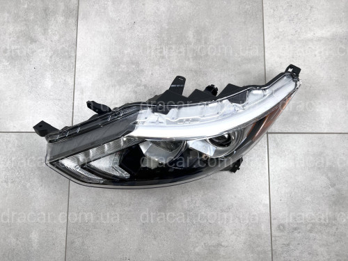 Левая фара галоген Nissan Rogue Sport 2015-2019 артикул 8376