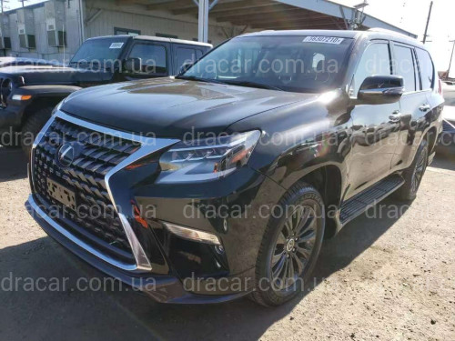 Решетка радиатора Lexus GX 460 2014-2019 в стиле рестайлинг 2020+ артикул 8378
