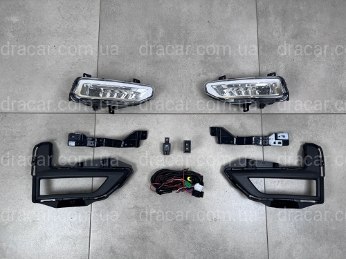 LED противотуманные фары Nissan X-Trail T32 / Rogue 2017-2020 (полный установочный комплект) артикул 8323