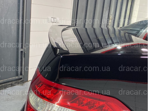 Спойлер лип на багажник Mercedes W212 2009-2016 ABS пластик, цвет черный глянец артикул 8367