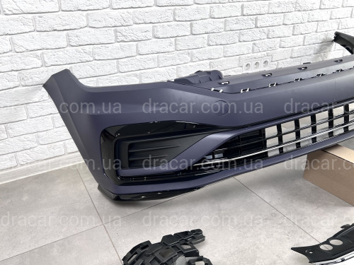 Передний бампер в сборе R-Line для Volkswagen Jetta 7 2018-2022 артикул 8342