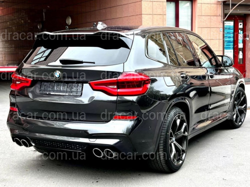 Спойлер на крышку багажника Х3M F97 стиль BMW X3 G01 2018- черный глянец артикул 8150