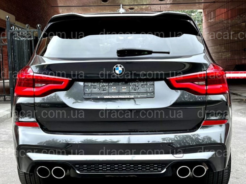 Спойлер на крышку багажника Х3M F97 стиль BMW X3 G01 2018- черный глянец артикул 8150