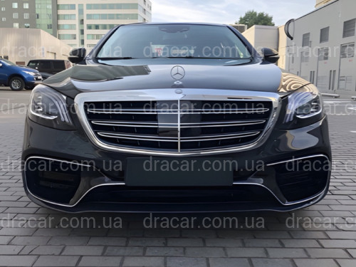Обвес AMG S63  (передний / задний бампер) Mercedes S Class W222 рестайлинг 2017-2020 артикул 8397