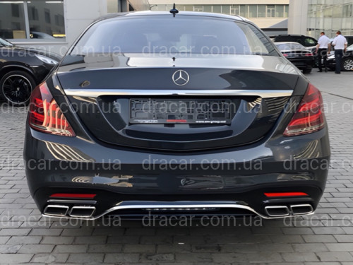 Обвес AMG S63  (передний / задний бампер) Mercedes S Class W222 рестайлинг 2017-2020 артикул 8397