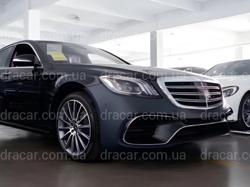 Обвес AMG S63  (передний / задний бампер) Mercedes S Class W222 рестайлинг 2017-2020 артикул 8397