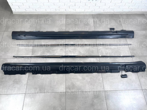 Пороги AMG Mercedes S Class W222 2013-2020 LONG длинная база артикул 8398