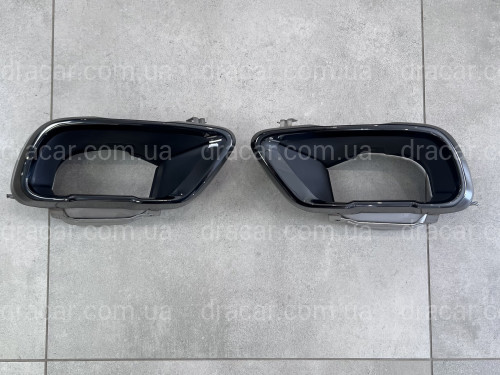 Насадки на выхлопные трубы BLACK M Paket BMW X5 G05 / X6 G06 / X7 G07   артикул 8405