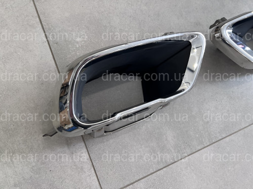 Насадки на выхлопные трубы CHROME M Paket BMW X5 G05 / X6 G06 / X7 G07   артикул 8231