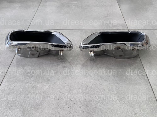 Насадки на выхлопные трубы CHROME M Paket BMW X5 G05 / X6 G06 / X7 G07   артикул 8231