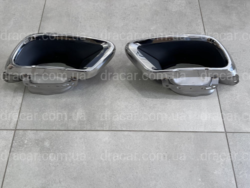 Насадки на выхлопные трубы CHROME M Paket BMW X5 G05 / X6 G06 / X7 G07   артикул 8231