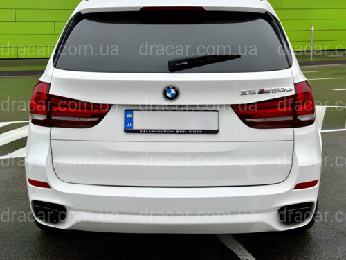 Насадки на выхлопные трубы BLACK M Paket BMW X5 F15 2014-2018  артикул 8407