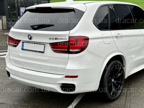 Насадки на выхлопные трубы BLACK M Paket BMW X5 F15 2014-2018  артикул 8407
