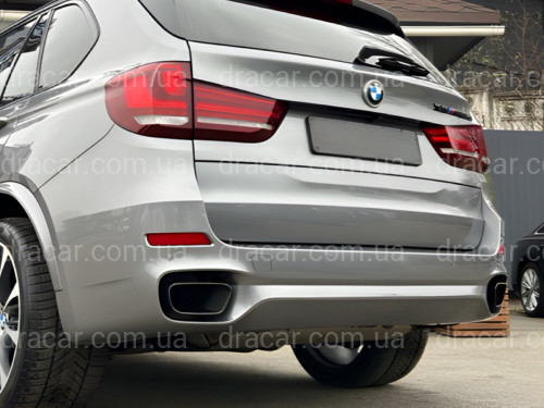 Насадки на выхлопные трубы BLACK M Paket BMW X5 F15 2014-2018  артикул 8407