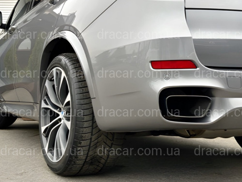 Насадки на выхлопные трубы BLACK M Paket BMW X5 F15 2014-2018  артикул 8407