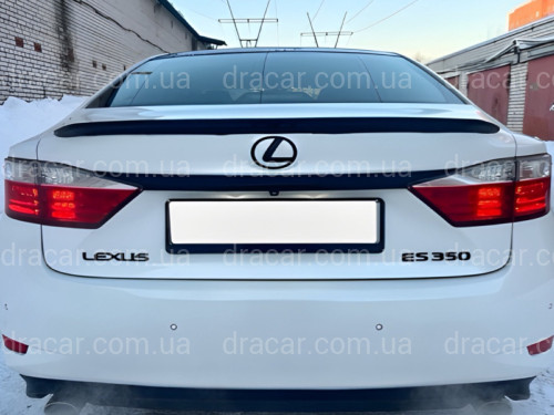 Спойлер лип Lexus ES 2012-2017 ABS пластик, цвет черный артикул 8418