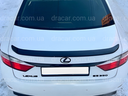 Спойлер лип Lexus ES 2012-2017 ABS пластик, цвет черный артикул 8418